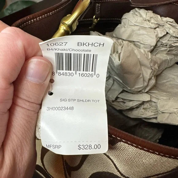 Vintage COACH single strap shoulder tote!